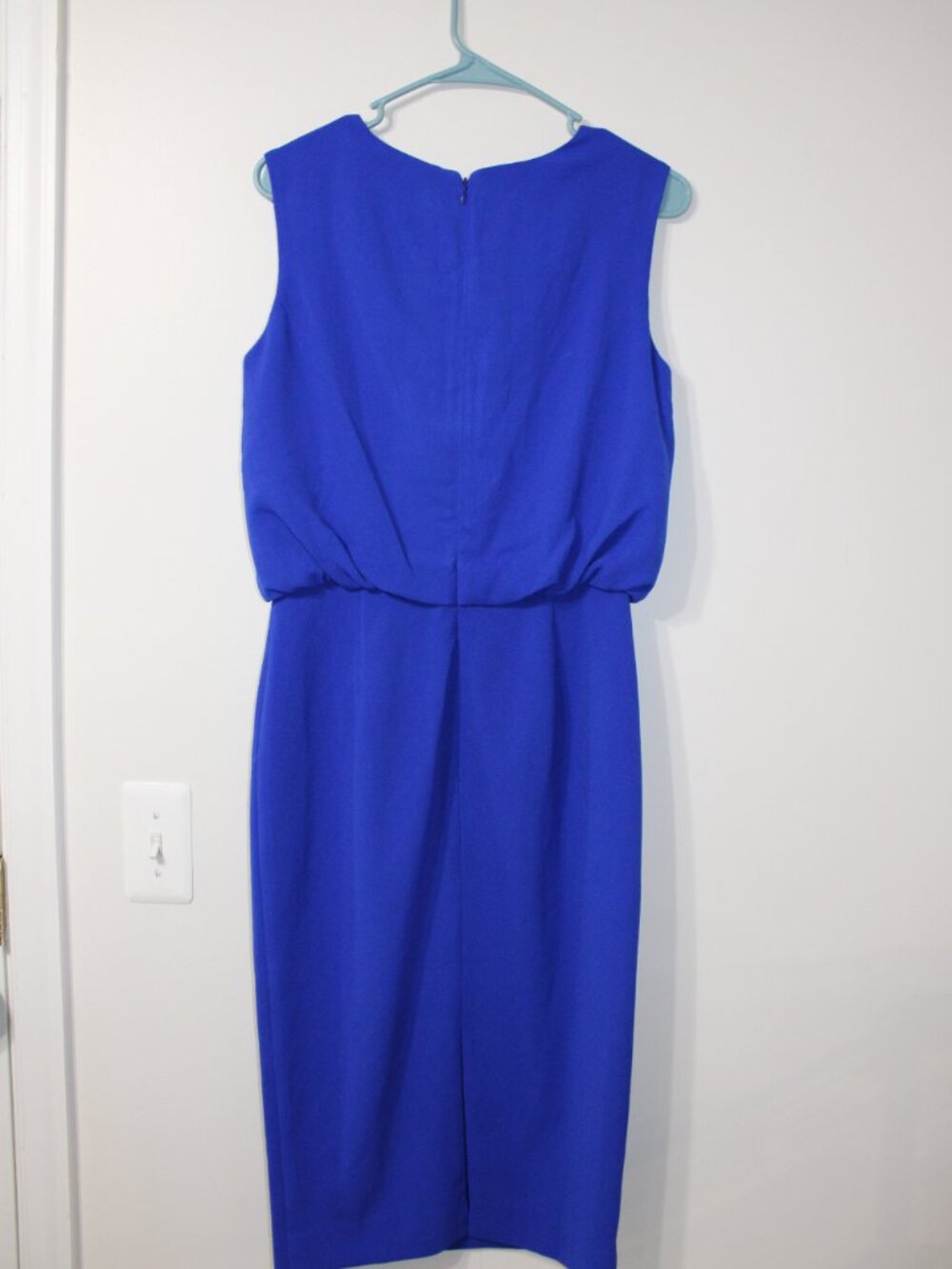 Women's Dress The Population Electric Blue Amada Sheath Sleeveless Dress - Picture 5 of 16